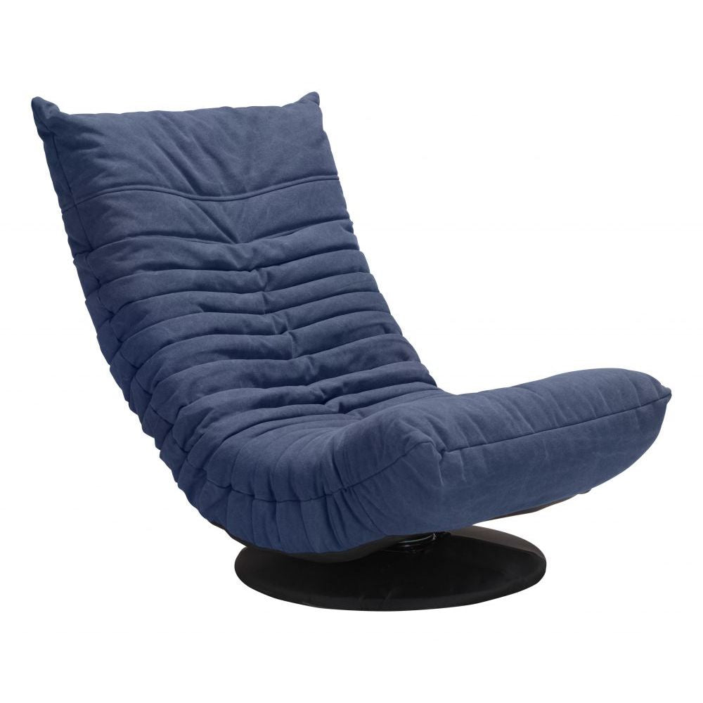 Nogal beat USA Down Low Swivel Chair Blue