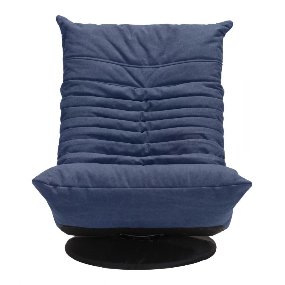 Nogal beat USA Down Low Swivel Chair Blue