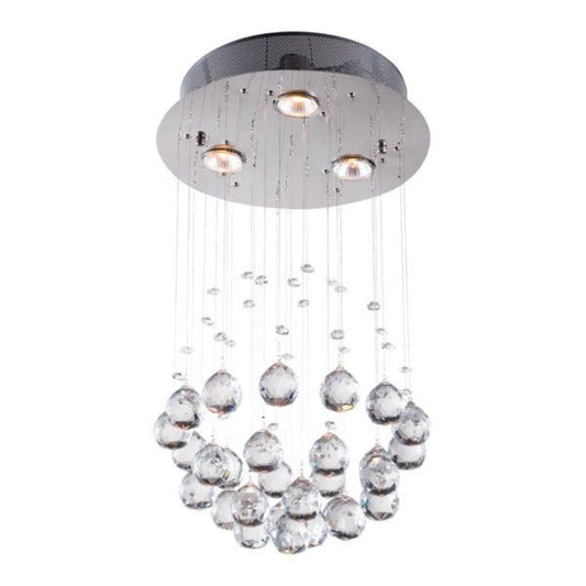 Nogal Beat USA Pollow Ceiling Lamp Chrome